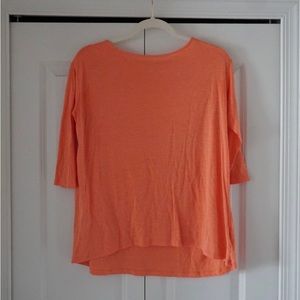 Orange 3/4 Sleeve Shirt from Gap - Size XS